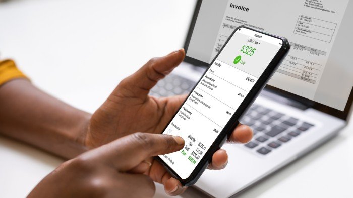 recepcion de facturas